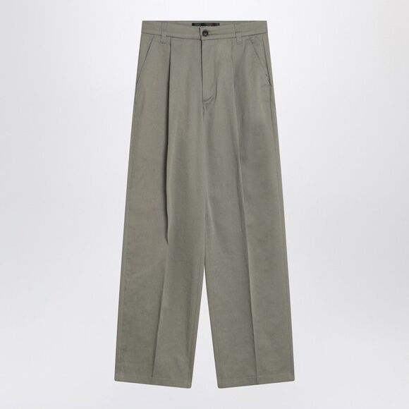 Department 5 Women's Sage Green Cotton Trousers - Picture 1 of 2